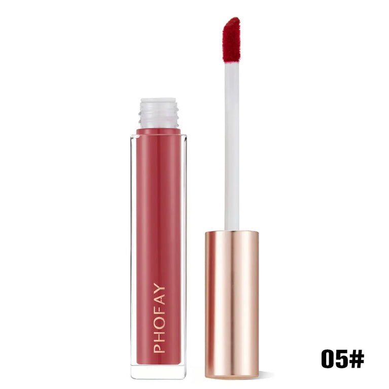 PHOFAY Non-Sticky Lip Gloss White Thalassa