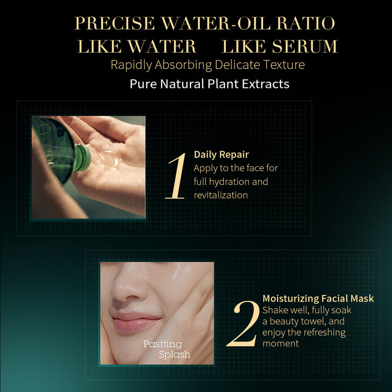 Crogooe Herbal Toner β 99% Wormwood Extract, Soothing & Anti-Acne