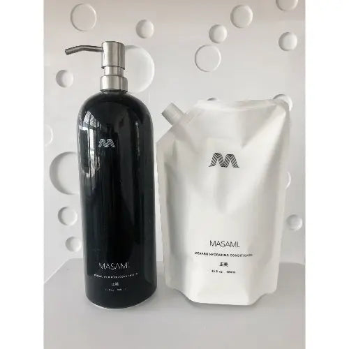 Mekabu Hydrating Refillable Conditioner Bottle 32 oz Green Saffron