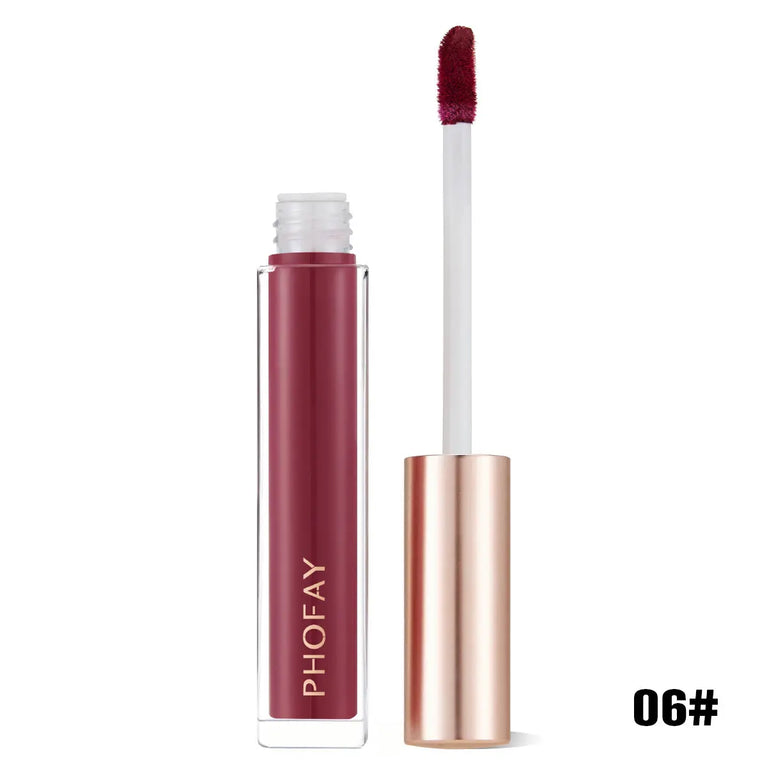 PHOFAY Non-Sticky Lip Gloss White Thalassa