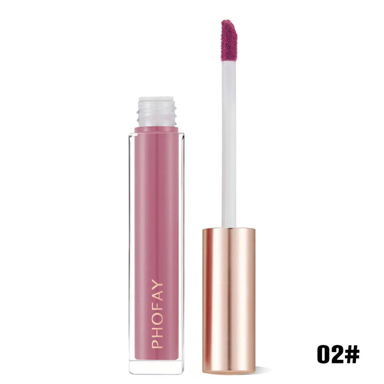 PHOFAY Non-Sticky Lip Gloss White Thalassa