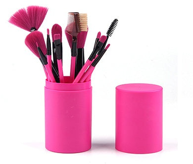 12PCS Makeup Brush Set – Blush, Eyeshadow, Highlighter