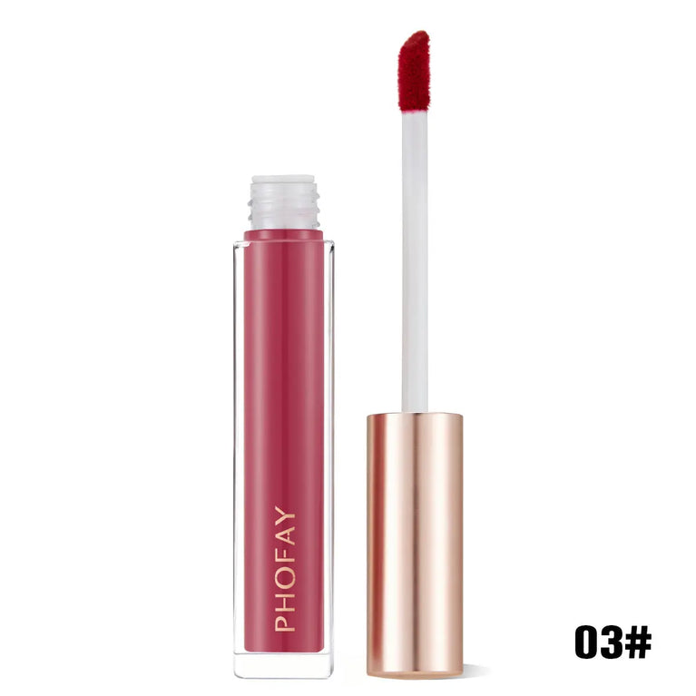 PHOFAY Non-Sticky Lip Gloss White Thalassa