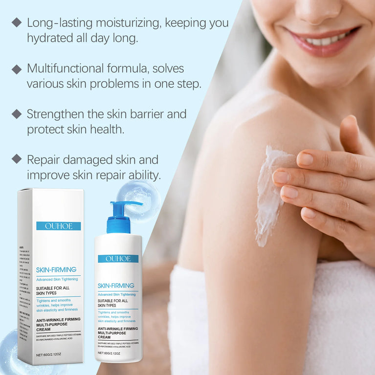 Ouhoe 120g Beef Tallow Face & Body Cream – Deep Moisturizing, Firming & Skin Repair ✨