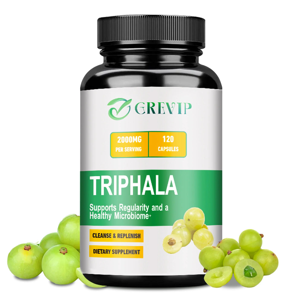 Triphala Capsules – Natural Energy, Digestion & Detox – 120 Capsules