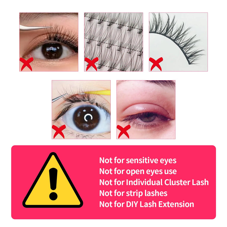 VEYES -Inc Professional Eyelash Extension Glue – 1 Sec Drying, 4-6 Weeks Retention, Clear Lash Adhesive