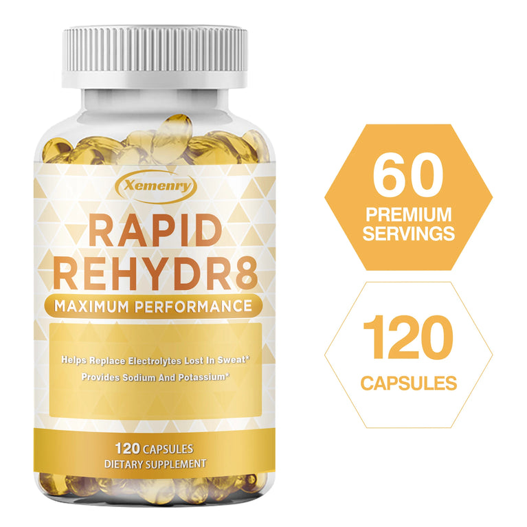 Electrolyte Capsules – Muscle Recovery, Cramp Relief & Electrolyte Balance – 120 Capsules