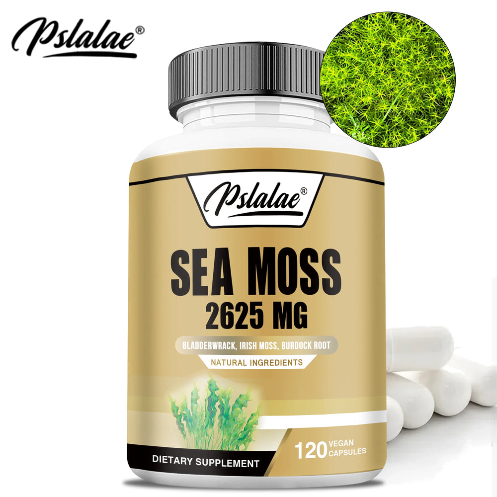 Sea Moss Capsules – Joint, Heart Health & Immune Boosting Support (120 Capsules) 🌿💪