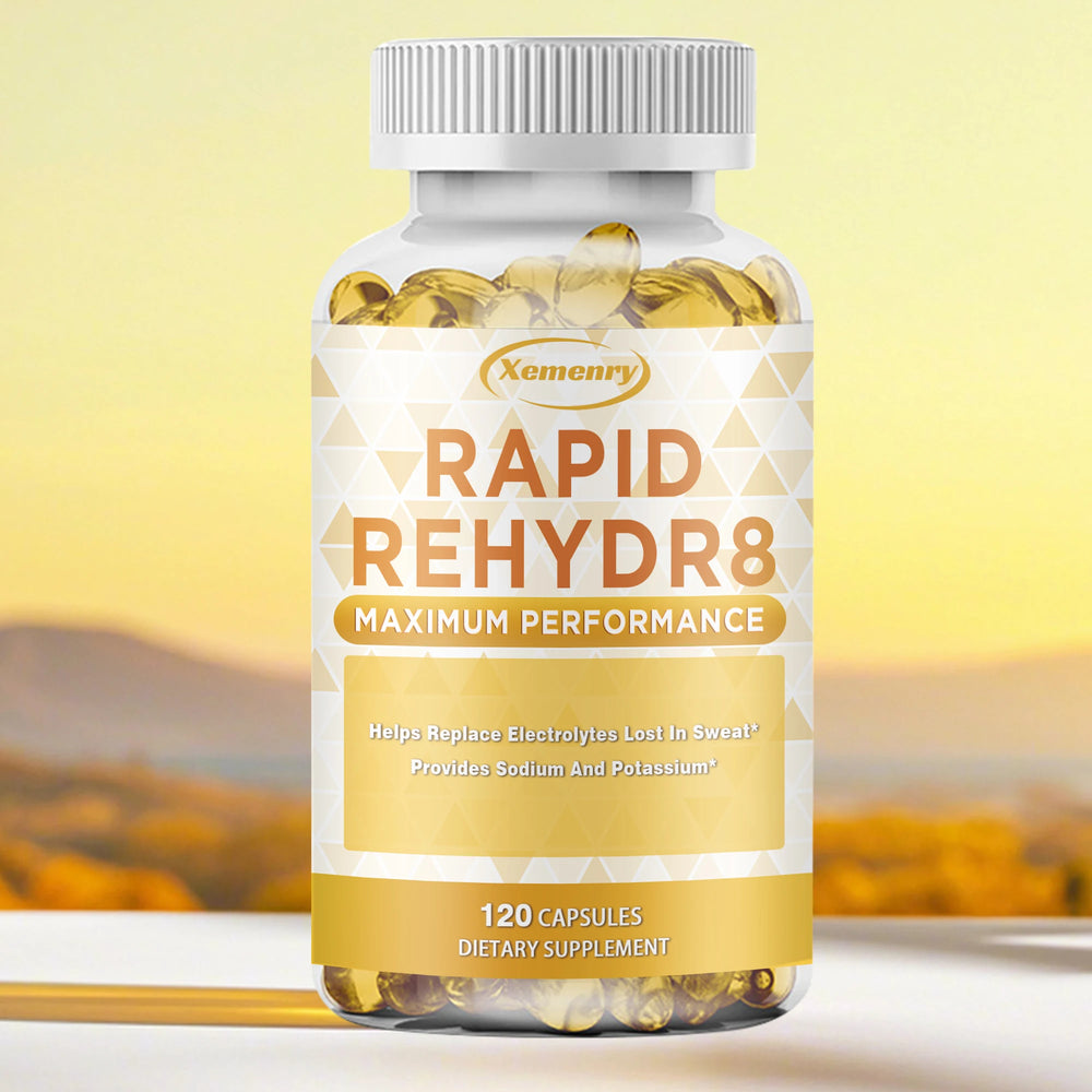 Electrolyte Capsules – Muscle Recovery, Cramp Relief & Electrolyte Balance – 120 Capsules