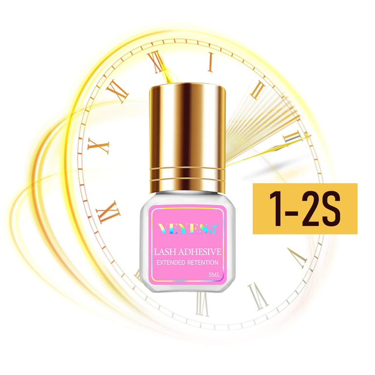 VEYES -Inc Eyelash Extension Glue – 0.3s Fast Drying, 7-Week Retention, Clear Adhesive ✨