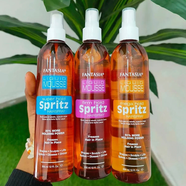 Fantasia Liquid Mousse Spritz – Strong Hold & Long-Lasting Style ✨💁♀️
