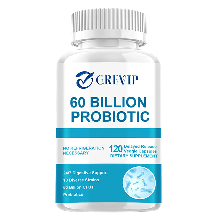 Probiotics 60 Billion CFU – Digestive, Gut & Immune Health – 120 Capsules