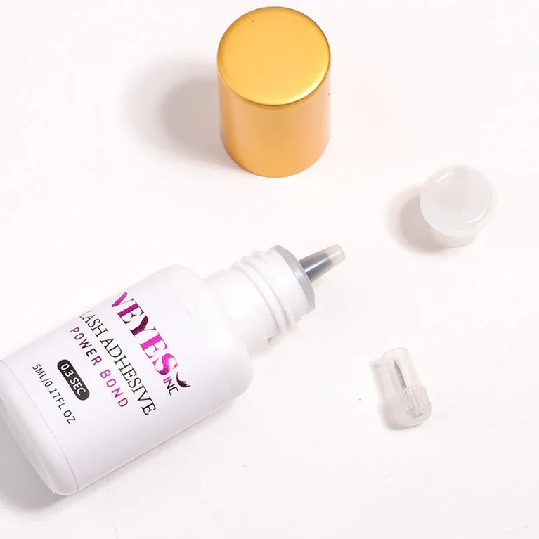 VEYES -Inc Eyelash Extension Glue – 0.3s Fast Drying, 7-Week Retention, Clear Adhesive ✨