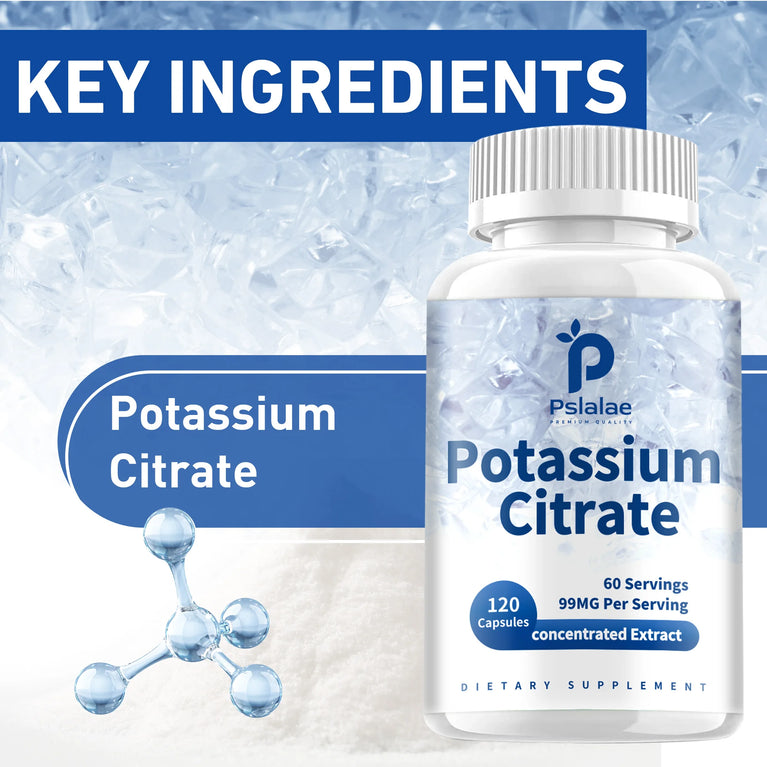 Potassium Citrate Capsules – Electrolyte Balance & Heart Health Support 💪❤️