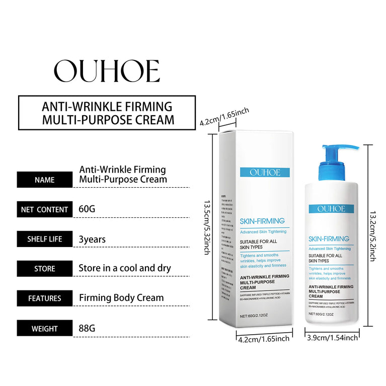 Ouhoe 120g Beef Tallow Face & Body Cream – Deep Moisturizing, Firming & Skin Repair ✨