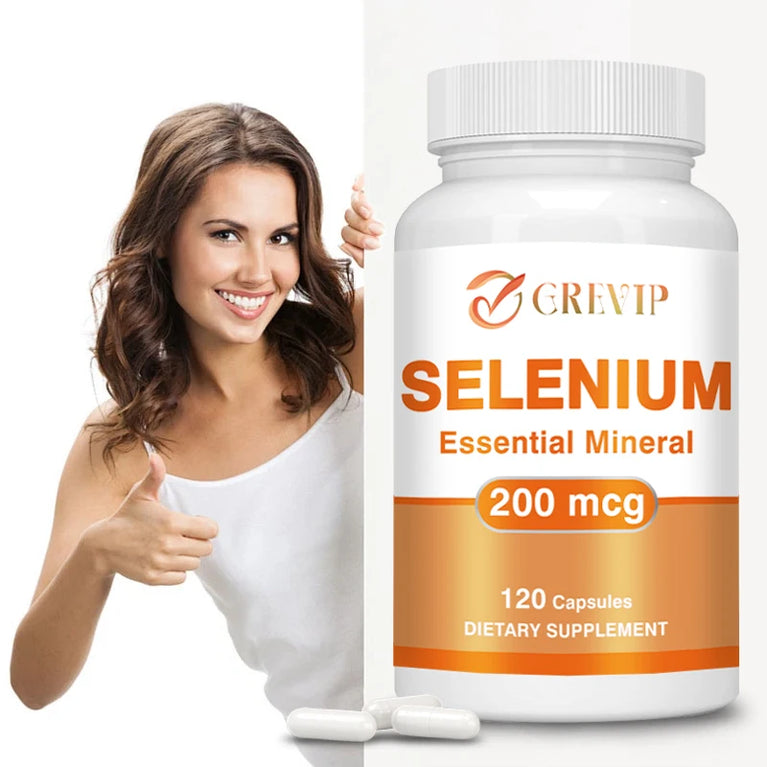Selenium Capsules – Immune, Thyroid & Antioxidant Support – 120 Capsules