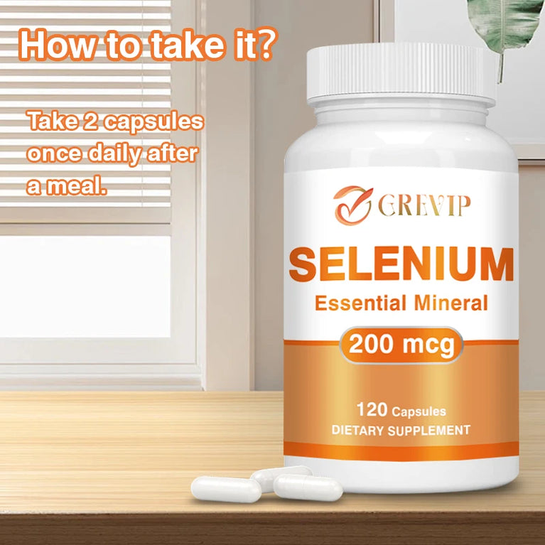Selenium Capsules – Immune, Thyroid & Antioxidant Support – 120 Capsules