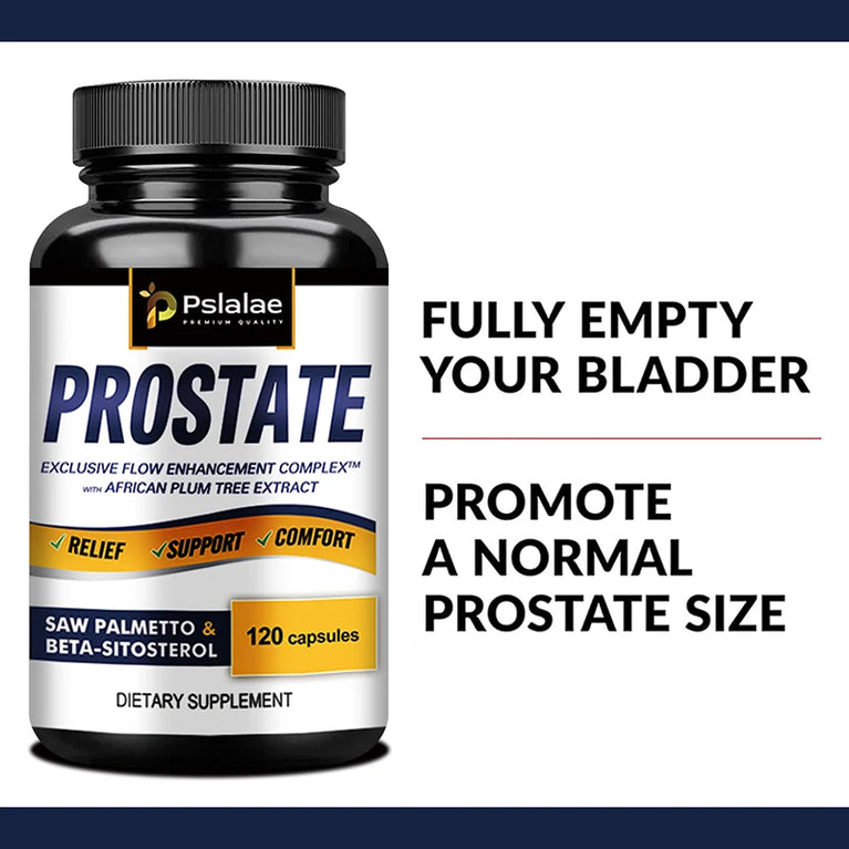 Prostate Supplement – Saw Palmetto, Stinging Nettle & Pumpkin Oil – 120 Capsules
