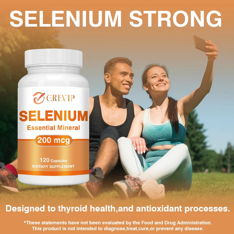 Selenium Capsules – Immune, Thyroid & Antioxidant Support – 120 Capsules