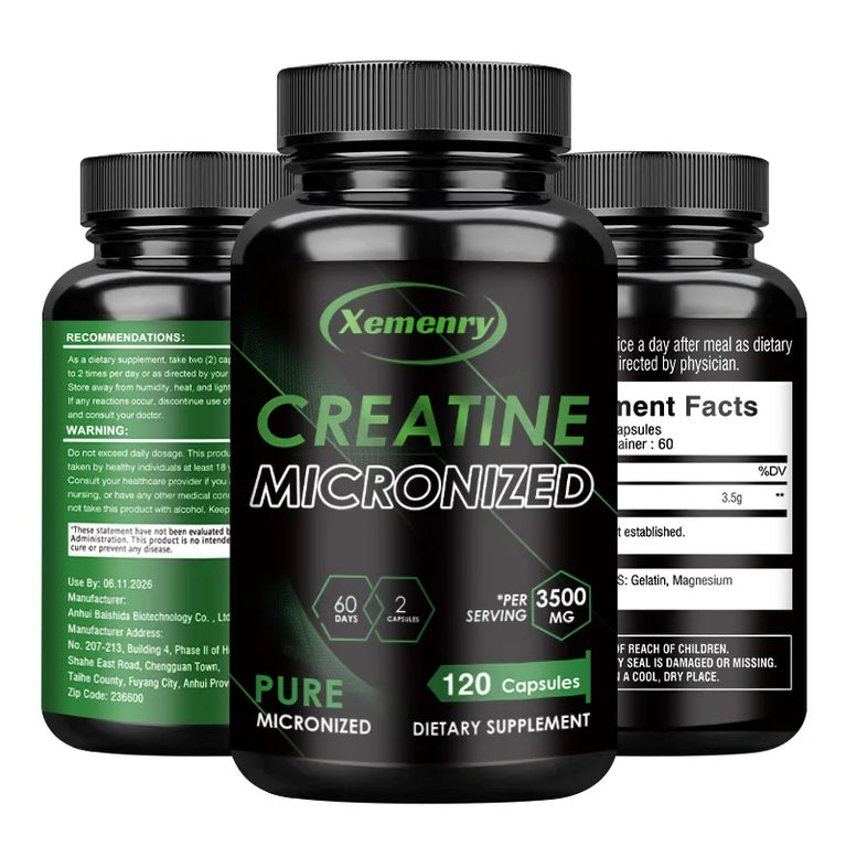 Creatine Power for Men β Strength, Muscle Growth & Peak Performance (120 Capsules)