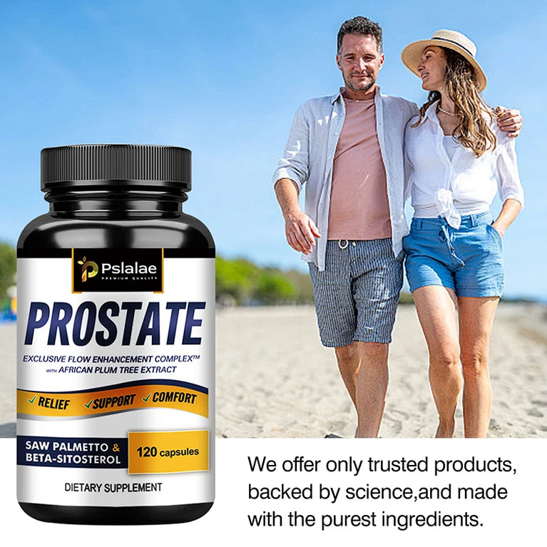 Prostate Supplement – Saw Palmetto, Stinging Nettle & Pumpkin Oil – 120 Capsules