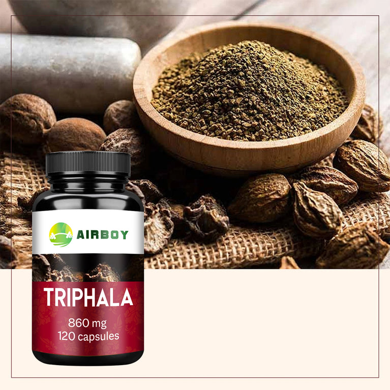 Triphala – Balance Intestinal Health, Improve Digestion & Relieve Bloating – 120 Capsules