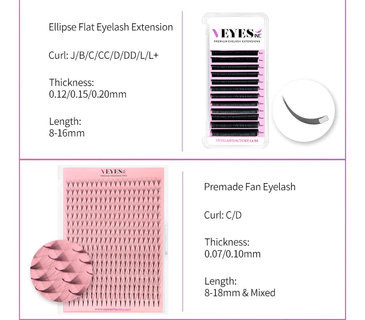 VEYES -Inc Eyelash Extension Glue – 0.3s Fast Drying, 7-Week Retention, Clear Adhesive ✨