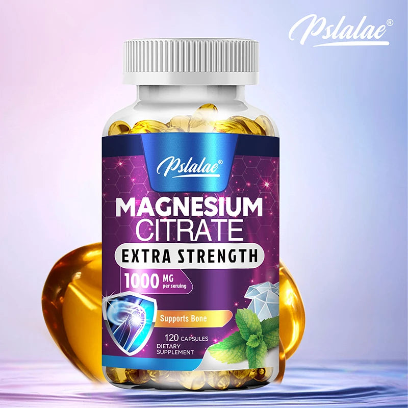 Magnesium Citrate 1000mg – Maximum Absorption for Muscle, Nerve & Heart Health