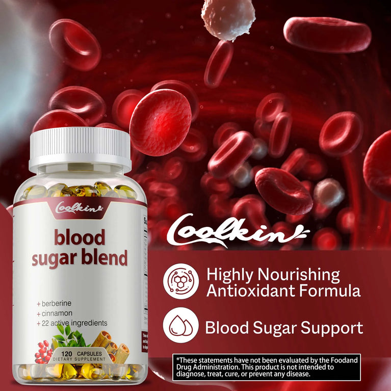 COOLKIN -Blood Sugar Balance Capsules – Supports Glucose Metabolism & Heart Health