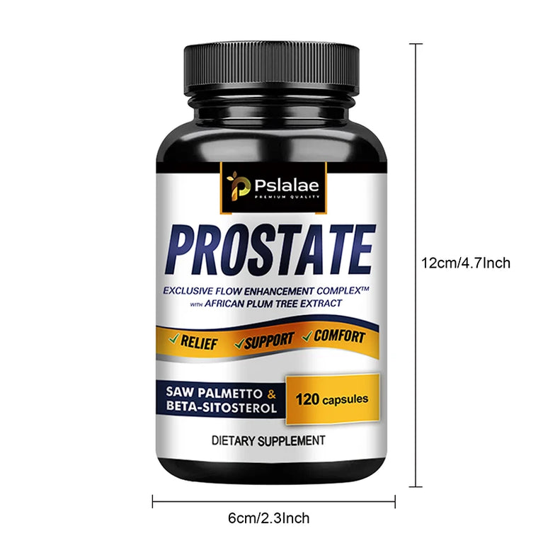 Prostate Supplement – Saw Palmetto, Stinging Nettle & Pumpkin Oil – 120 Capsules