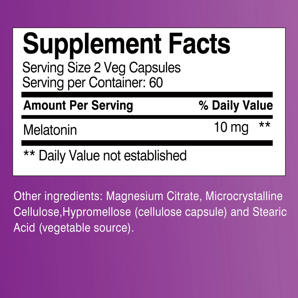 Melatonin Sleep Support – Relax, Unwind & Enjoy Restful Sleep 🌙💤