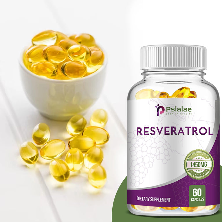 Pslalae -Resveratrol Antioxidant Capsules – Heart Health & Metabolism Support ❤️✨