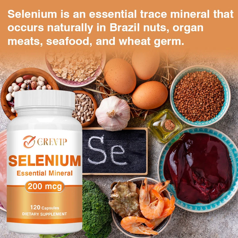 Selenium Capsules – Immune, Thyroid & Antioxidant Support – 120 Capsules