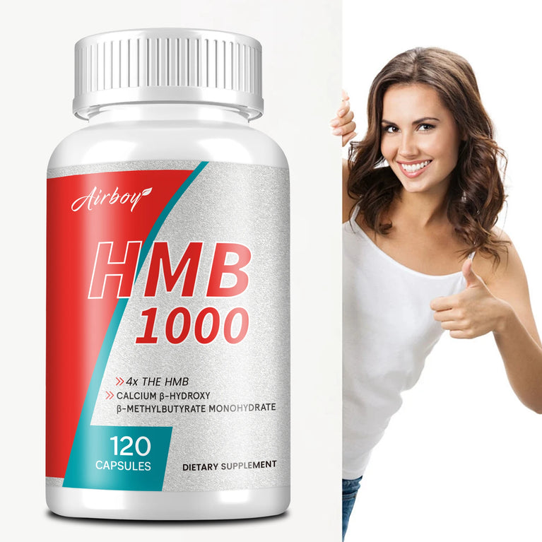 HMB Supplements – Boost Endurance, Lean Muscle & Recovery – 120 Capsules
