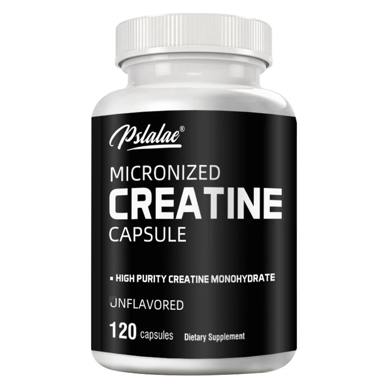 Micronized Creatine – Boost Strength, Endurance & Athletic Performance (120 Capsules) 💪🔥