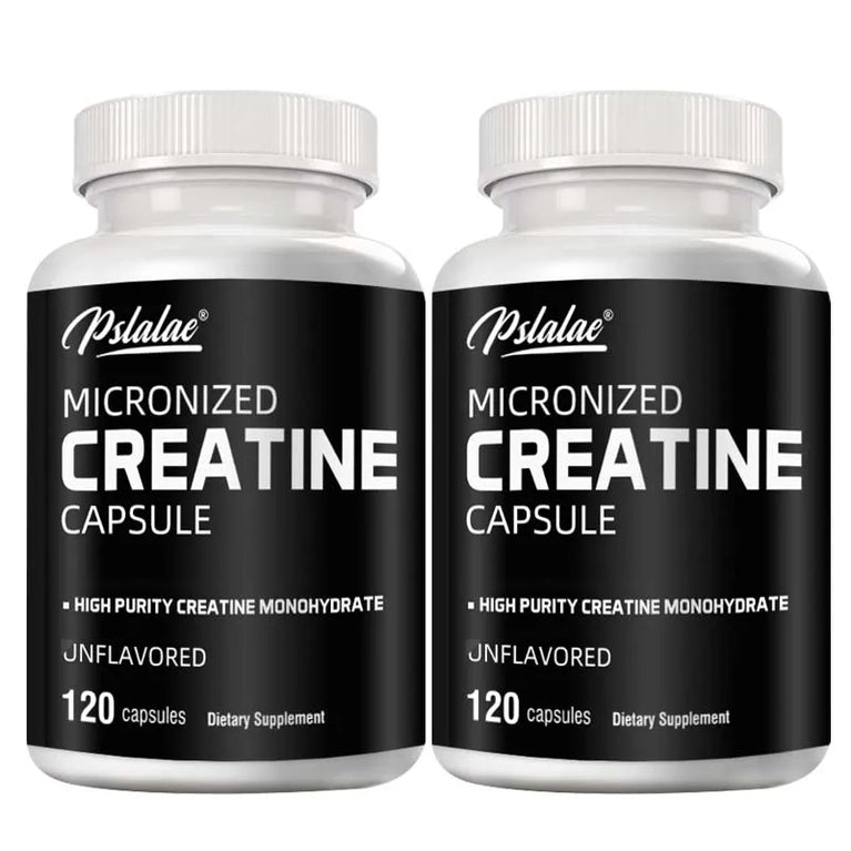 Micronized Creatine – Boost Strength, Endurance & Athletic Performance (120 Capsules) 💪🔥