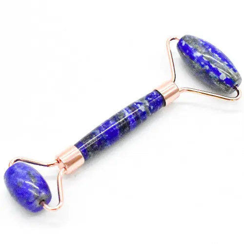 Copper & Crystal Face Roller - Massager Pink Corydalis