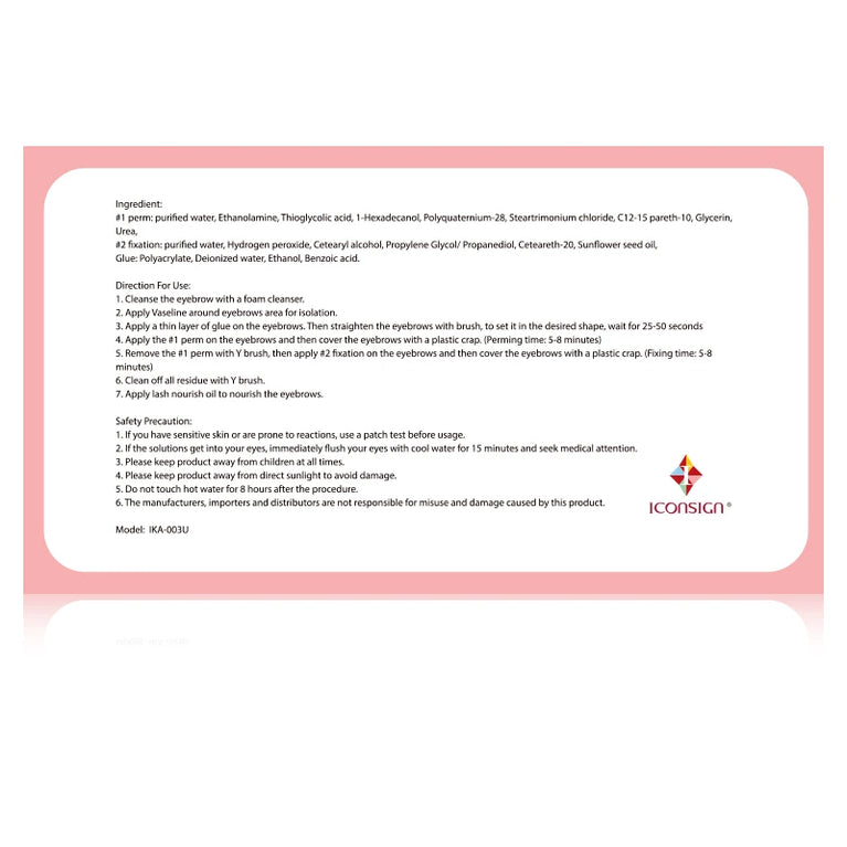 ICONSIGN Professional Eyebrow Lift Kit – Long-Lasting Brow Perm & Styling Set ✨👁️