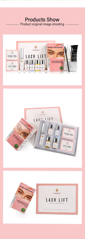 ICONSIGN 2-in-1 Lash Lift & Brow Tint Kit – Long-Lasting Curl & Definition for Stunning Eyes
