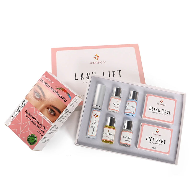 ICONSIGN 2-in-1 Lash Lift & Brow Tint Kit – Long-Lasting Curl & Definition for Stunning Eyes