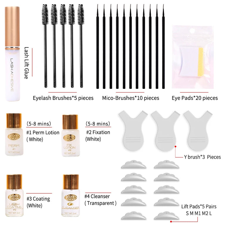 ICONSIGN -STAR COLOURS-Fast Perm Mini Eyelash Kit – Long-Lasting Lash Lift & Curling Set