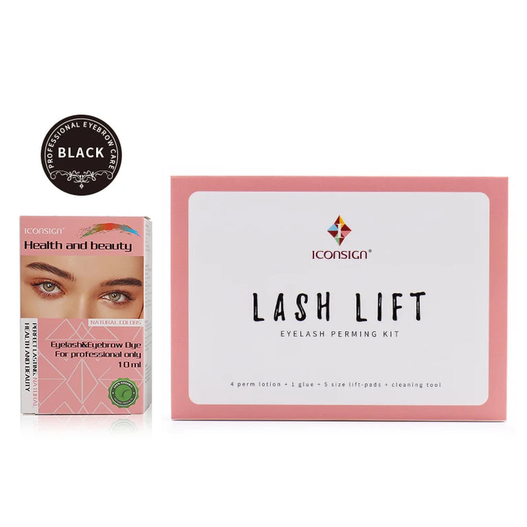 ICONSIGN 2-in-1 Lash Lift & Brow Tint Kit – Long-Lasting Curl & Definition for Stunning Eyes