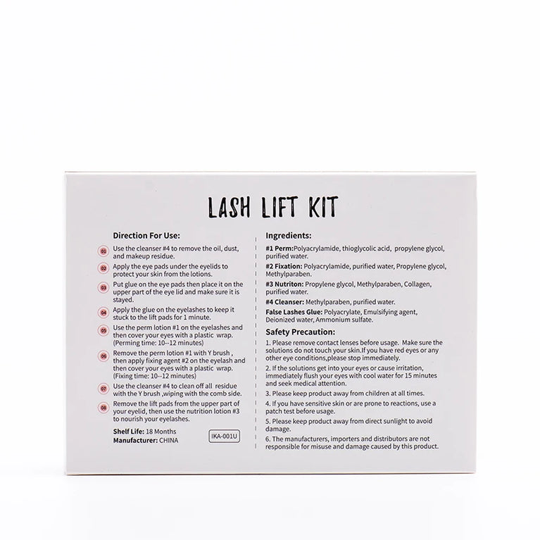 ICONSIGN 2-in-1 Lash Lift & Brow Tint Kit – Long-Lasting Curl & Definition for Stunning Eyes