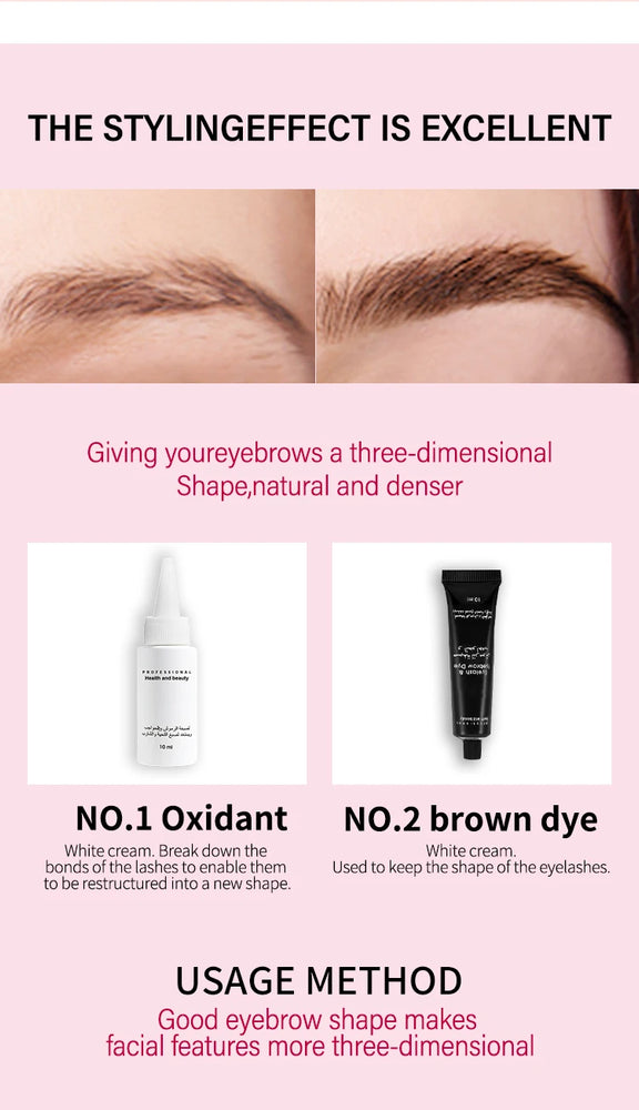 ICONSIGN 2-in-1 Lash Lift & Brow Tint Kit – Long-Lasting Curl & Definition for Stunning Eyes