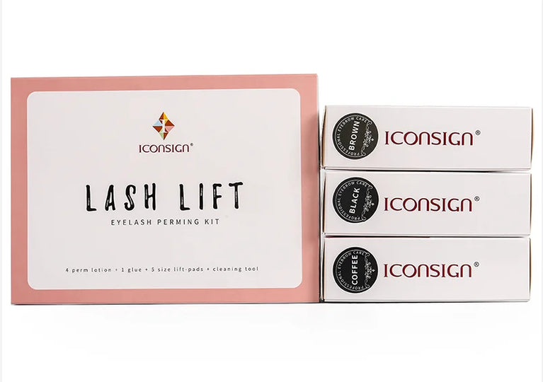 ICONSIGN 2-in-1 Lash Lift & Brow Tint Kit – Long-Lasting Curl & Definition for Stunning Eyes