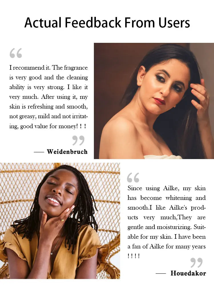 AILKE Glutathione Whitening Skincare Set – Hydrating & Even Skin Tone Solution ✨