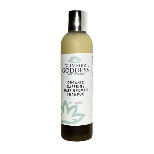 Glimmer Goddess Organic Caffeine Hair Growth Shampoo White Thalassa