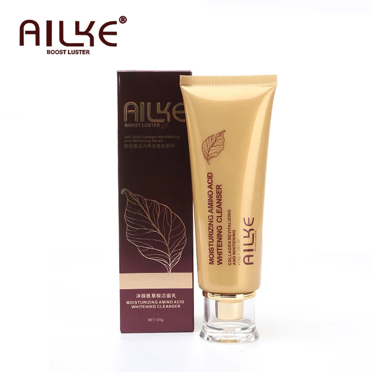✨ AILKE 24K Gold Facial Essence – Brightening & Hydrating Skincare Set ✨