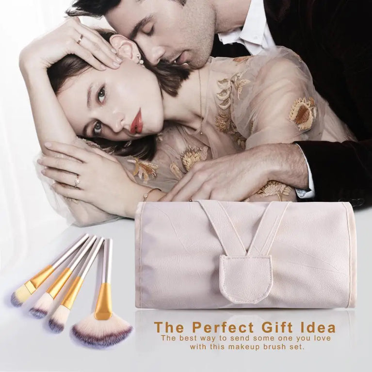 24-Piece Professional Makeup Brush Set – Soft Synthetic Bristles for Flawless Application