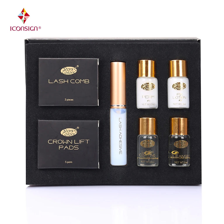 ICONSIGN -STAR COLOURS-Fast Perm Mini Eyelash Kit – Long-Lasting Lash Lift & Curling Set